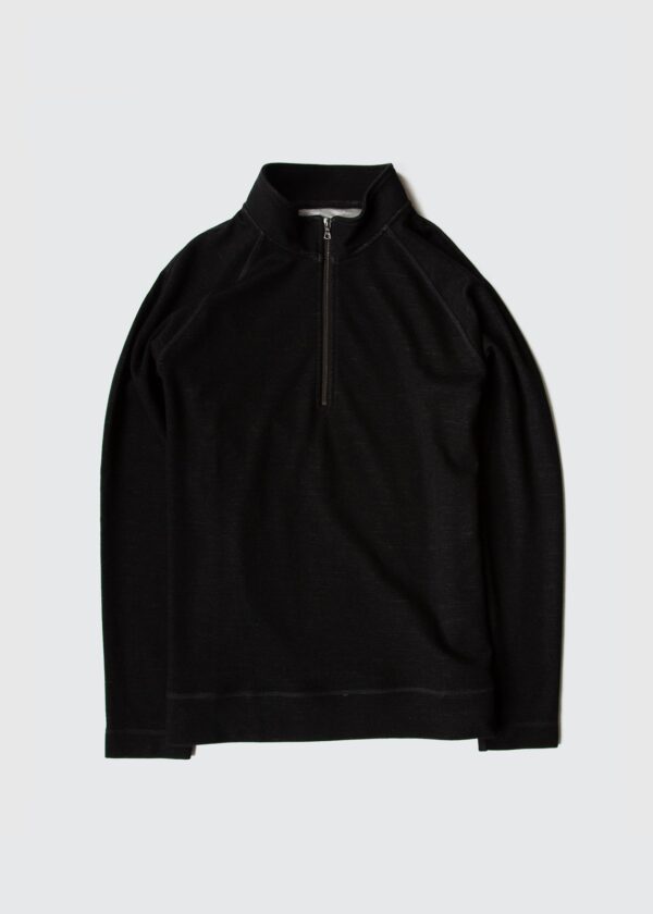 1/3 ZIP - BLACK